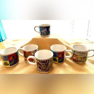 6 Cafe des Arts by Tognana for Lavazza, espresso cups.